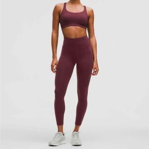 Lululemon Garnet High-Rise Wunder Train Leggings